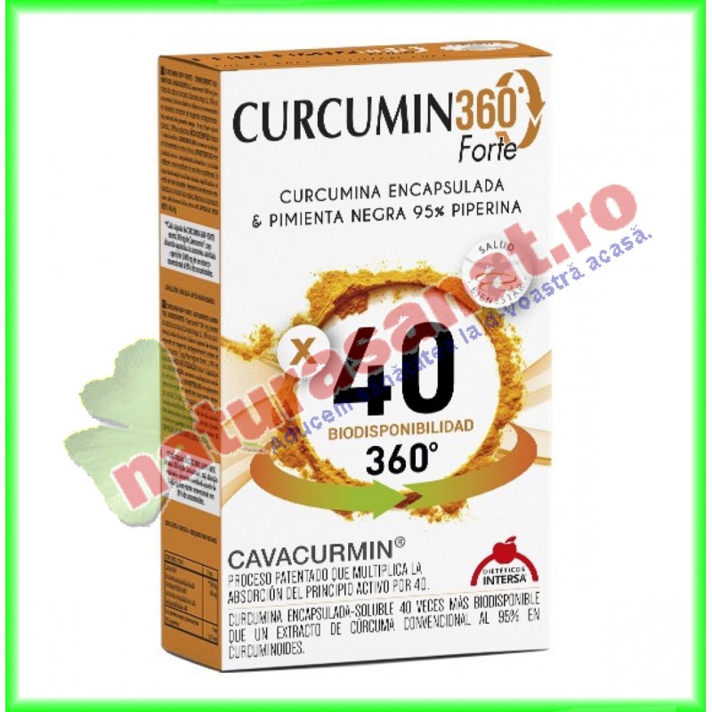 Curcumin 360 Forte 60 capsule - Dieteticos Intersa SA - www.naturasanat.ro - 0722737992
