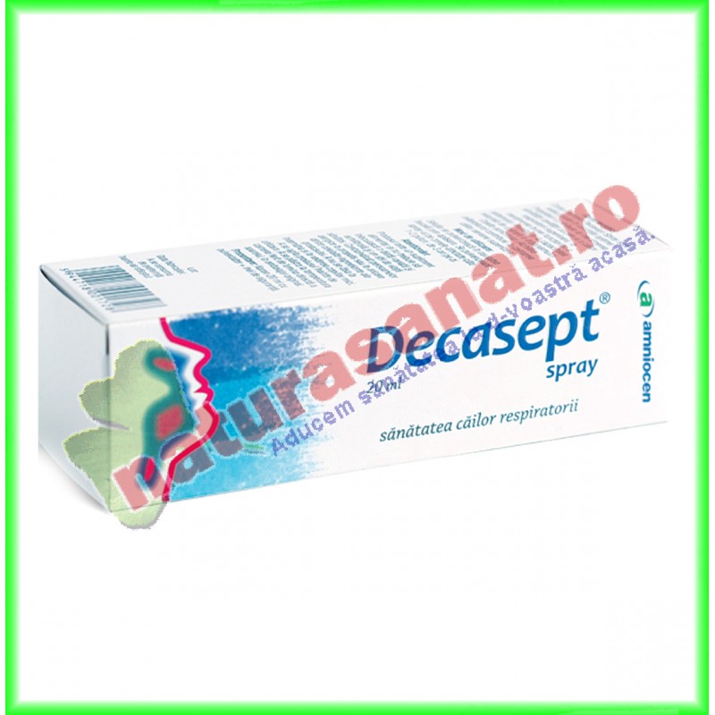Decasept Spray 20 ml - Amniocen - www.naturasanat.ro - 0722737992