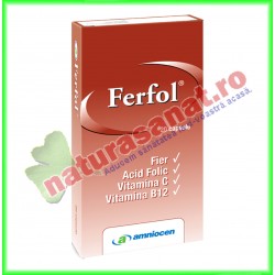 Ferfol 20 capsule - Amniocen - www.naturasanat.ro - 0722737992