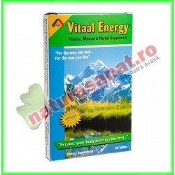 Vitaal Energy 30 capsule - American Lifestyle - www.naturasanat.ro - 0722737992