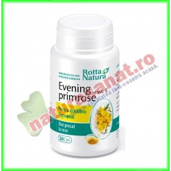 Evening Primrose (Luminita Noptii) + Vitamina E 30 capsule - Rotta Natura