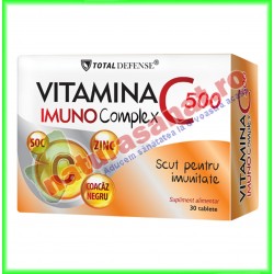 Vitamina C 500 Imuno Complex 30 tablete - Cosmo Pharm - www.naturasanat.ro