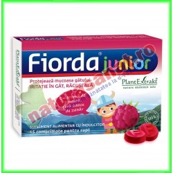 Fiorda Junior Zmeura 15 comprimate - PlantExtrakt - www.naturasanat.ro