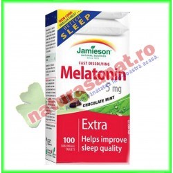 Melatonina 5mg 100 comprimate - Jamieson - www.naturasanat.ro