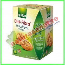 Biscuiti Diet-Fibra fara Zahar 450 g - Gullon - www.naturasanat.ro