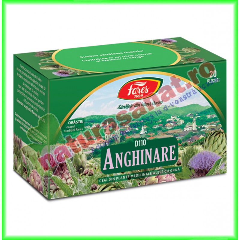 Ceai Anghinare D110 20 plicuri - Fares - www.naturasanat.ro