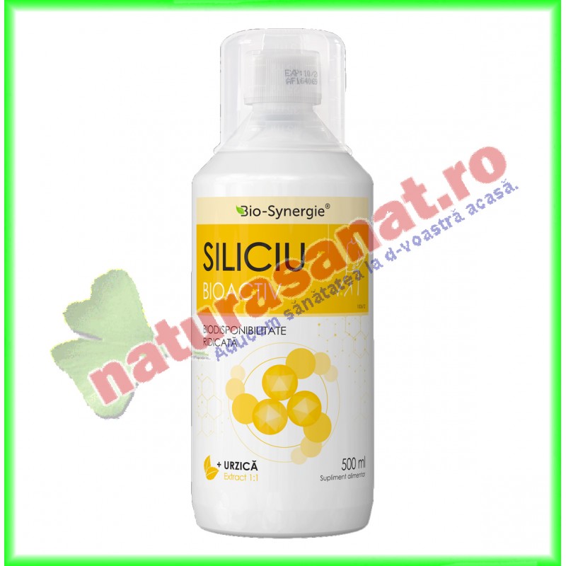 Siliciu Bioactiv Lichid 500ml - Bio Synergie - www.naturasanat.ro