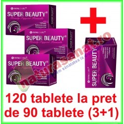 Super Beauty (Beauty Support Formula) PROMOTIE 120 tablete la pret de 90 tablete filmate - Cosmo Pharm - www.naturasanat.ro