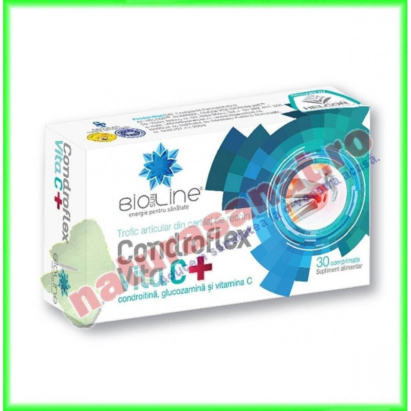 Condroflex Vita C 30 comprimate - Helcor - www.naturasanat.ro - 0722737992