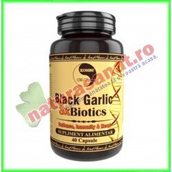 Black Garlic (Usturoi Negru) 3xBiotics KombuCell 40 capsule - Medica Farmimpex - www.naturasanat.ro