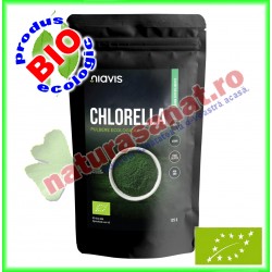 Chlorella Pulbere Organica BIO 125 g - Niavis - www.naturasanat.ro