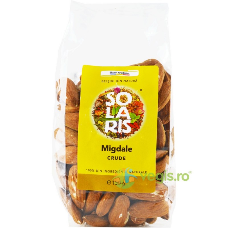 Migdale Crude 150 g - Solaris - www.naturasanat.ro