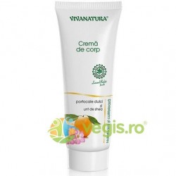Crema pentru Corp cu Portocale si Unt de Shea 250 ml - Genna Co - Vivanatura - www.naturasanat.ro