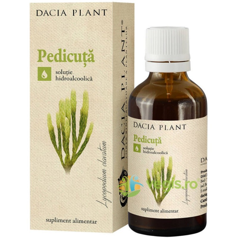 Tinctura De Pedicuta 50 ml - Dacia Plant - www.naturasanat.ro