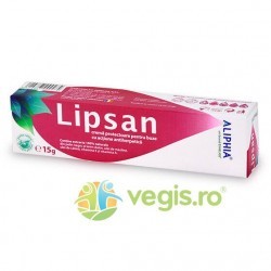 Crema Protectoare Pentru Buze Lipsan 15 g - Aliphia - Exhelios - www.naturasanat.ro