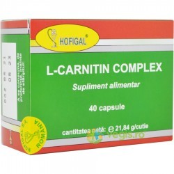 L-Carnitin Complex 40 capsule - Hofigal - www.naturasanat.ro
