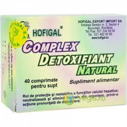 Complex Detoxifiant 40 comprimate - Hofigal - www.naturasanat.ro
