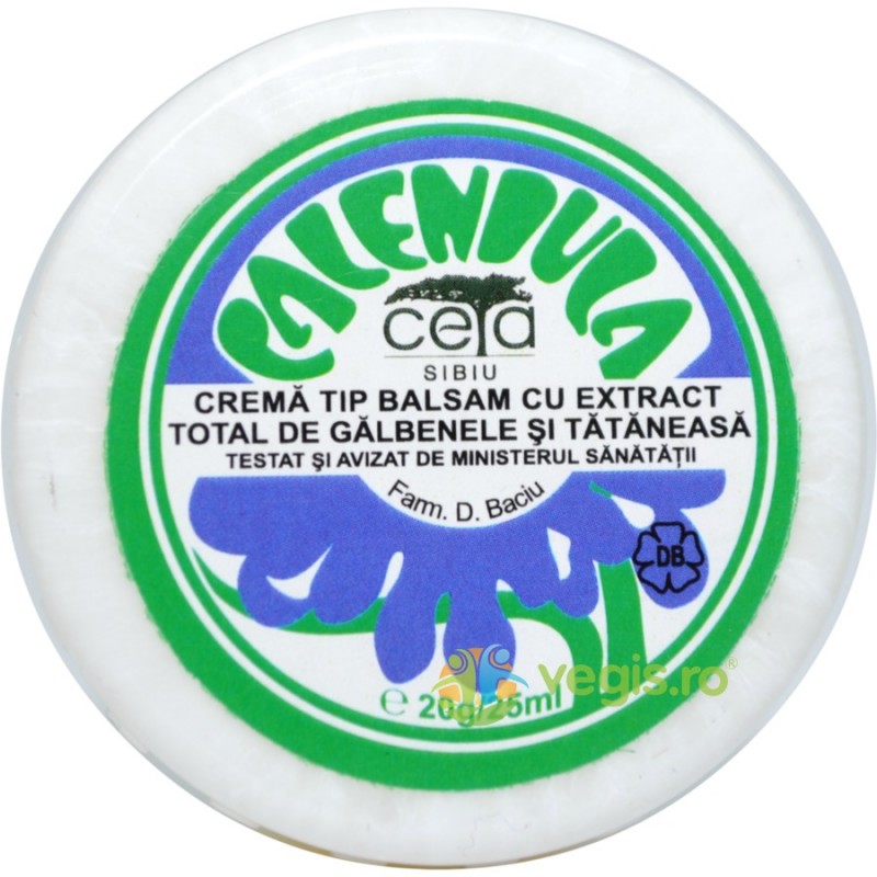 Unguent Galbenele+Tataneasa 20 g - Ceta Sibiu - www.naturasanat.ro