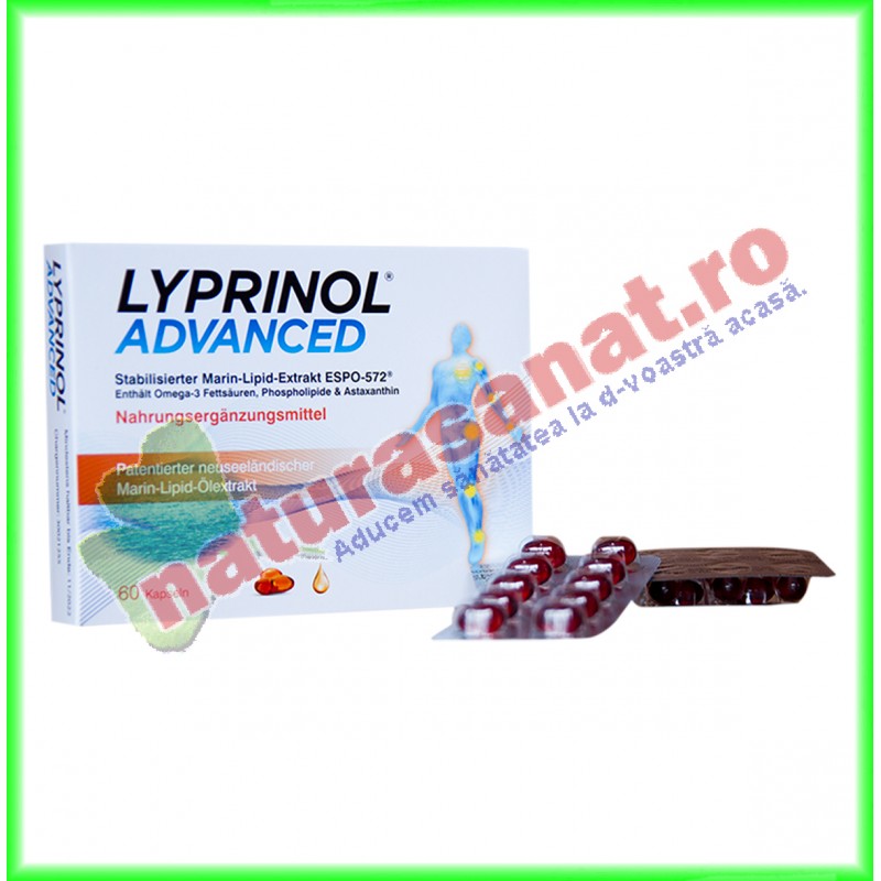 Lyprinol Advanced (Avansat) 60 capsule - Pharmalink International - www.naturasanat.ro