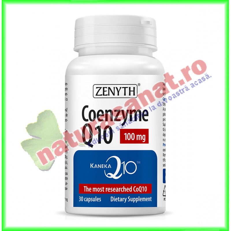 Coenzyme Q10 Kaneka 30 capsule Zenyth Pharmaceuticals www
