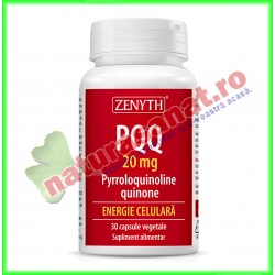 PQQ 20 mg (Pyrroloquinoline quinone) 30 capsule - Zenyth - www.naturasanat.ro