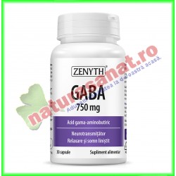 Gaba 750 mg 30 capsule - Zenyth - www.naturasanat.ro