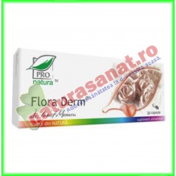 FloraDerm 30 capsule - Medica Farmimpex - www.naturasanat.ro