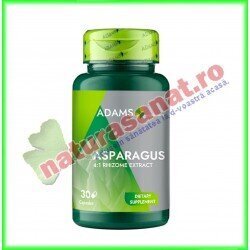 Asparagus (Sparanghel) 180 mg 30 capsule - Adams Vision - www.naturasanat.ro
