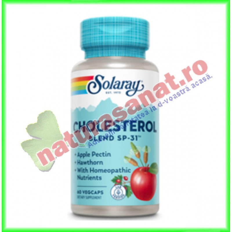 Cholesterol Blend 60 capsule - Solaray - Secom - www.naturasanat.ro