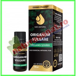 Oregano / Sovarv (Origanum Vulgare) Ulei Esential Integral 10 ml - Cosmo Pharm - www.naturasanat.ro