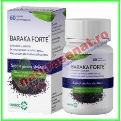 Baraka Forte 500mg (Ulei Chimen negru) 60 capsule moi - Pharco Impex 93 - www.naturasanat.ro