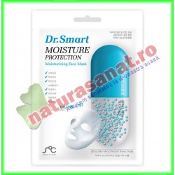 Masca Coreeana Hidratanta Pentru Ten Uscat Si Ridat - Dr. Smart - Cosmo Pharm - www.naturasanat.ro
