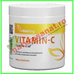 Vitamina C Cristalizata Acid Ascorbic 400 g - Vitaking - www.naturasanat.ro