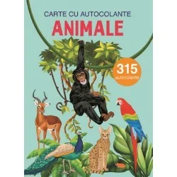 Animale. Carte cu autocolante - www.naturasanat.ro