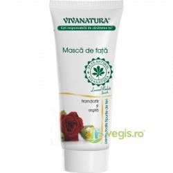 Masca Fata Cu Trandafir si Argila 75 ml - Genna Co - Vivanatura - www.naturasanat.ro
