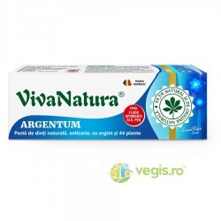 Pasta de Dinti Argentum cu Argila si Argint 50 ml - Genna Co - Vivanatura - www.naturasanat.ro