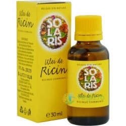 Ulei de Ricin 30 ml - Solaris - www.naturasanat.ro