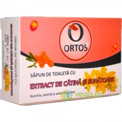 Sapun Cu Extract De Catina Si Sunatoare 100 g - Ortos - www.naturasanat.ro