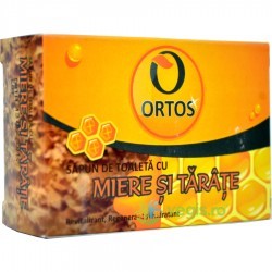 Sapun Cu Miere Si Tarate 100 g - Ortos - www.naturasanat.ro