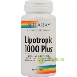 Lipotropic 1000 Plus 100 capsule - Solaray - Secom - www.naturasanat.ro