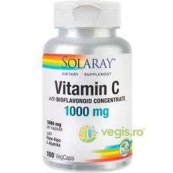 Vitamina C 1000mg 100 capsule - Solaray - Secom - www.naturasanat.ro
