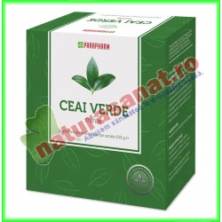 Ceai Verde frunze 100 g - Parapharm - www.naturasanat.ro