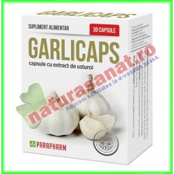 Garlicaps 30 capsule - Parapharm - www.naturasanat.ro