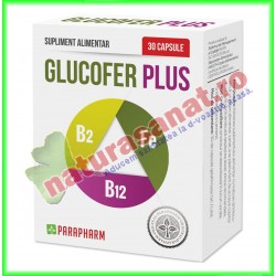 Glucofer Plus 30 capsule - Parapharm - www.naturasanat.ro