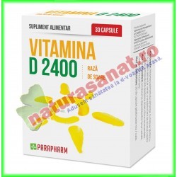 Vitamina D 2400 30 capsule - Parapharm - www.naturasanat.ro