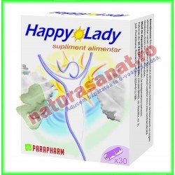 Happy Lady 30 capsule - Parapharm - Quantumpharm - www.naturasanat.ro