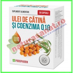 Ulei de Catina+Coenzima Q10 30 capsule - Parapharm - Quantumpharm - www.naturasanat.ro