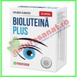 Bioluteina Plus 30 capsule - Parapharm - Quantumpharm - www.naturasanat.ro