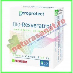 Bio-Resveratrol 30 capsule - Parapharm - Quantumpharm - www.naturasanat.ro