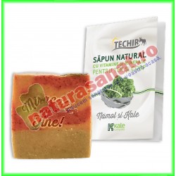 Sapun Natural pentru Ten si Corp cu Namol si Kale 120 g - Techir - www.naturasanat.ro